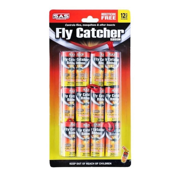 OzOffer Fly Trap 3.8cm x 75cm Each 12pk