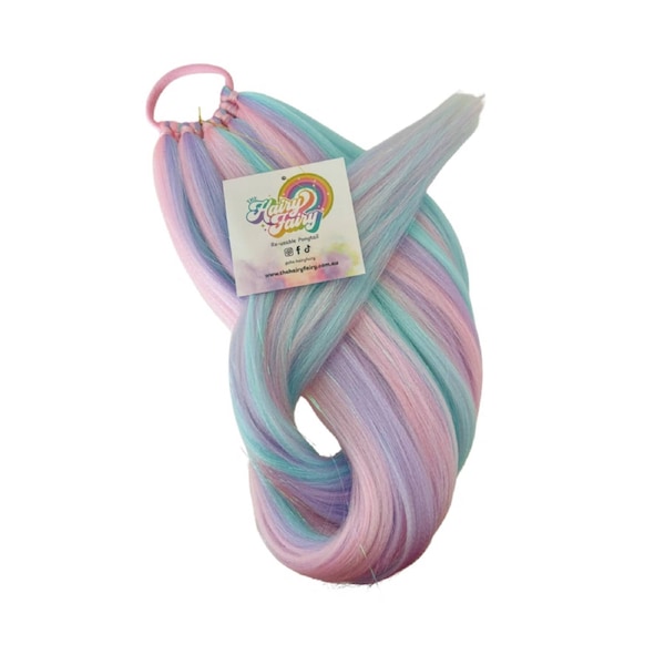 The Hairy Fairy Tie-in Ponytail - Opal - 70cm/100g