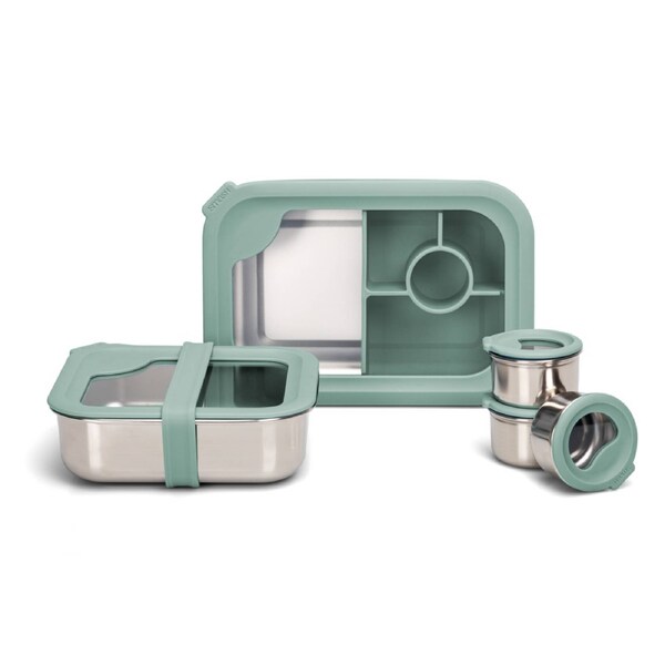 Smash: Plastic Free Meal Prep Master - moss 4comp