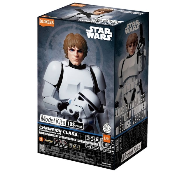 Blokees Star Wars Champion Class 04 Luke Skywalker Stormtrooper Disguise Version Model Kit