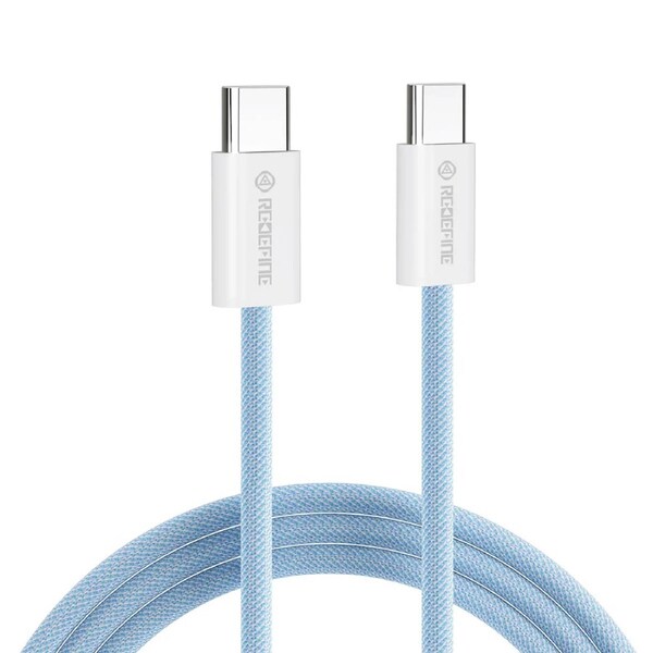 REDEFINE Type-C to Type-C USB Charging Data Sync Charge Cable 60W 1.5m - Blue