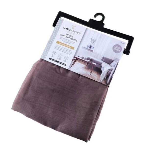 OzOffer Curtain Sheer 6 Assorted Colours 94cm x 213cm