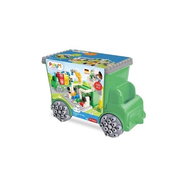 Hape PolyM Garbage Sorting Truck