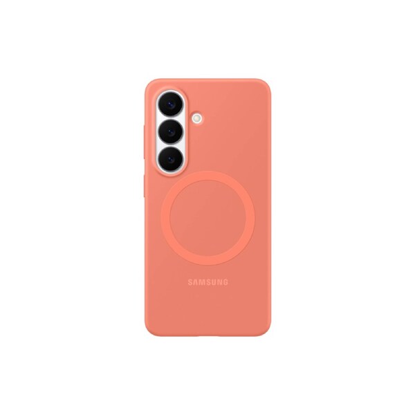 Samsung Galaxy S26 Silicone Magnet Case (Coral Red)