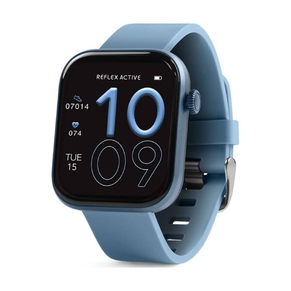 Reflex Active Series 40 AMOLED Silicone Calling Smart Watch Denim Blue
