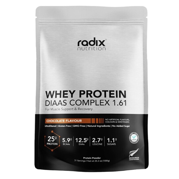 Radix Nutrition Whey Protein Powder Chocolate 1kg