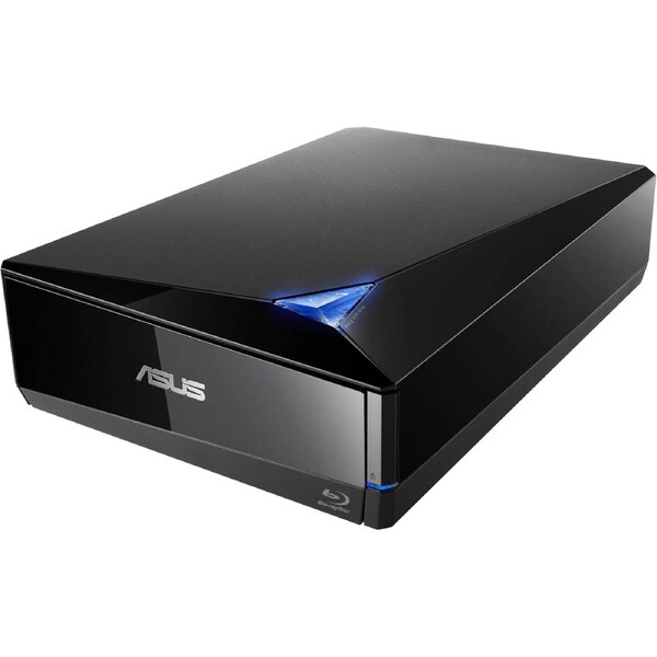 ASUS BW-16D1X-U external 16X Blu-ray writer, USB 3.0, Mac Compatible, M-DISC support, Disc Encryption, Unlimited Webstorage(12 months), NERO Backitup, E-Media