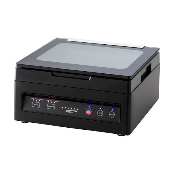 Proline Domestic Vacuum Chamber Stainless Steel Food Sealer Black 2.5L