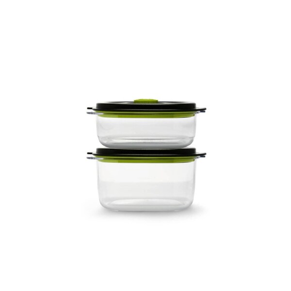 FoodSaver 3 + 5-Cup Preserve & Marinate Vacuum Sealer Containers - 2 Pack