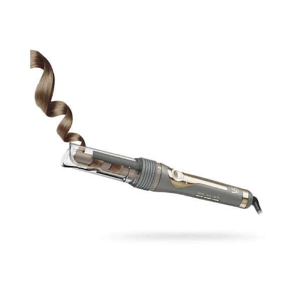 VS Sassoon Curl Secret Ceramic Auto Curler - Metallic Grey/Gold