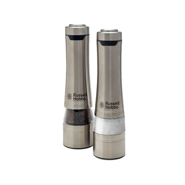Russell Hobbs Salt & Pepper Mills - Brushed Stainless Steel