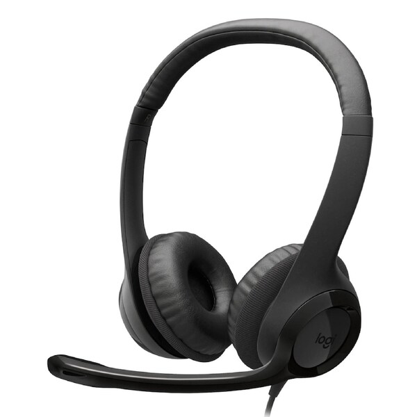 Logitech H390 USB-C Headset (Black)