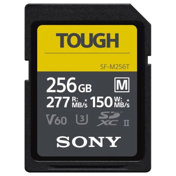 Sony SFM256T 256GB SDXC UHS-II V60 Tough Memory Card High Speed 4K Camera Storage