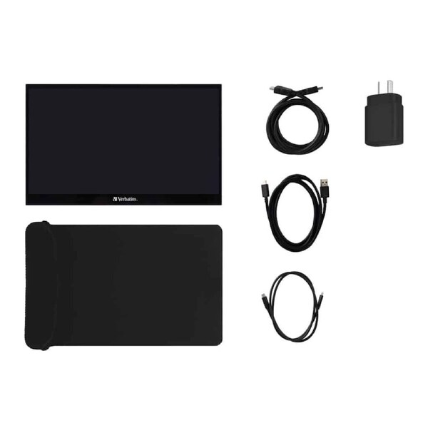 Verbatim Portable Touchscreen Monitor 17.3" Full HD 1080p Metal