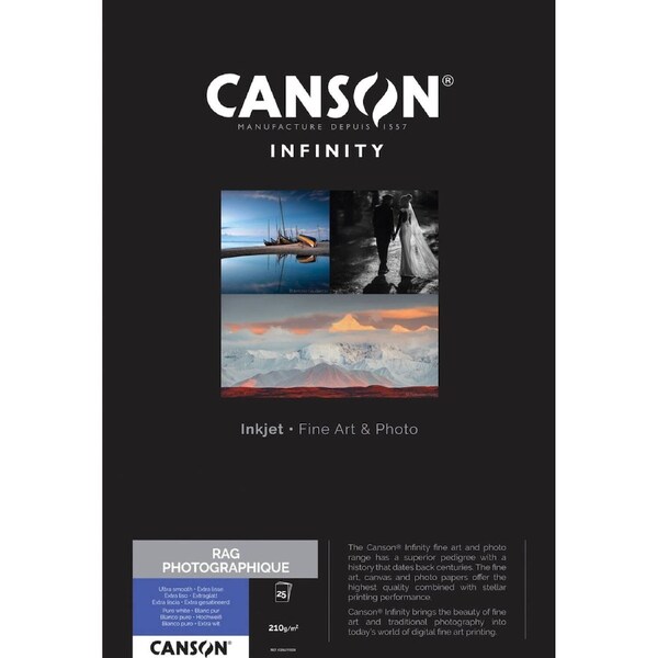 Canson Rag Photographique 210gsm A4 x 25 Sheets
