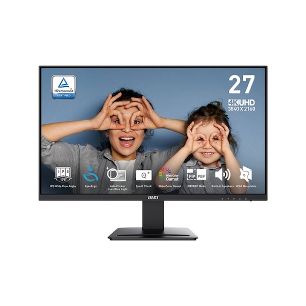 MSI PRO MP273U 27" 4K 60 Hz UHD Business Monitor (Black)