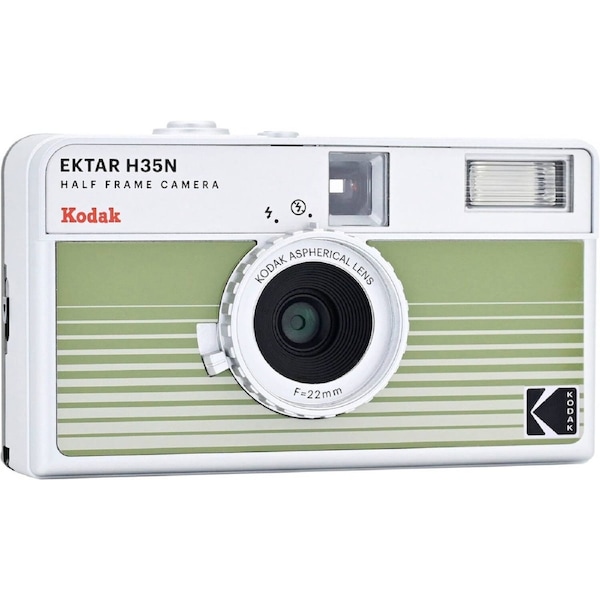 Kodak Ektar H35N Half Frame Camera - Striped Green