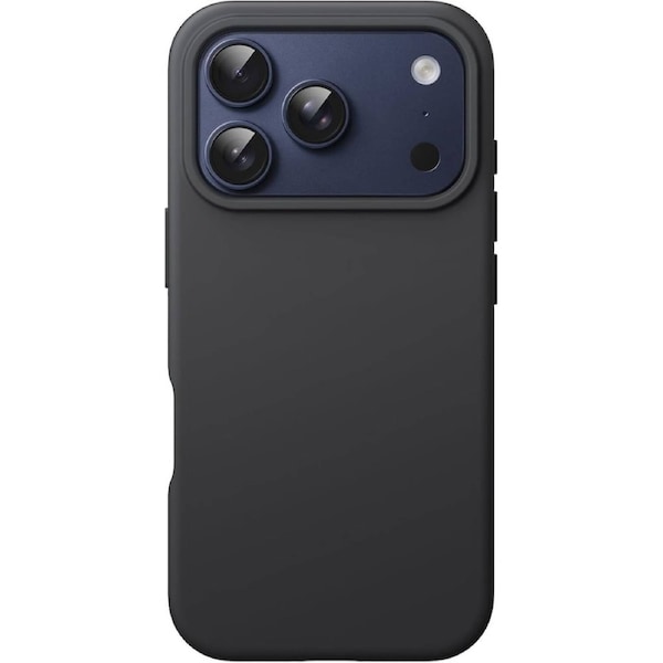 JETech Liquid Silicone Case for iPhone 17 Pro Max 6.9-Inch, Silky Soft Touch Full-Body Protection, Anti-Scratch Shockproof Phone Cover with Microfiber Lining (Black)