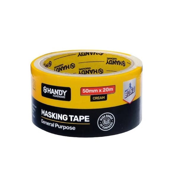 OzOffer White Masking Tape 50mmx20m Painter's Crepe Paper Adhesive Easy Tear No Residue