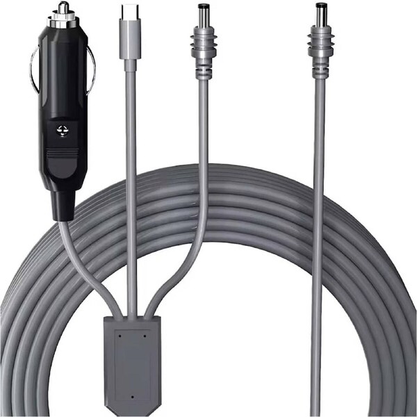 5M 3 in 1 100W USB C DC Plug Car Charger Power Cable For Starlink Mini Dish Antenna