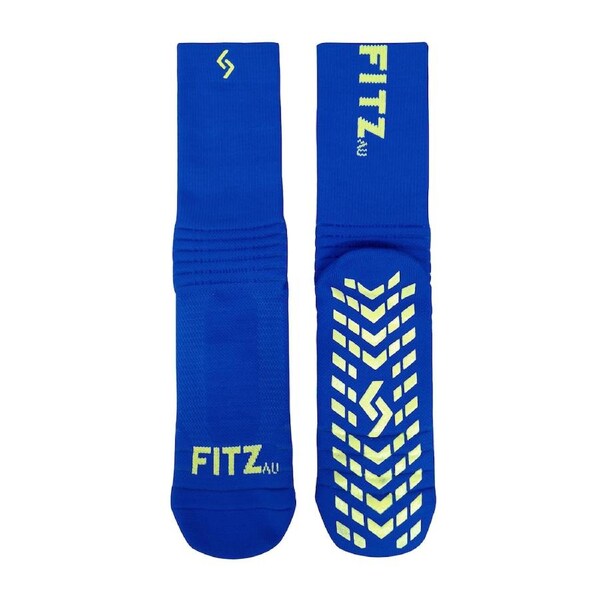 Supreme Grip Socks FITZ Large 10US to 12US / Blue
