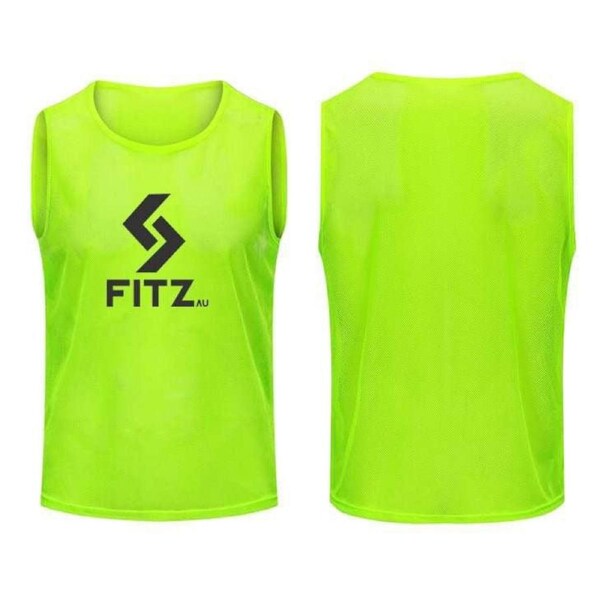 Training Vest Bibs 10 pack Small (Kids) / Green