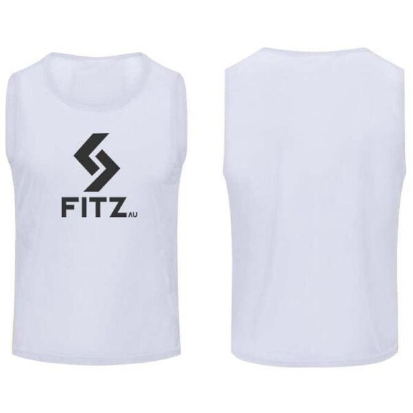 Training Vest Bibs 10 pack Small (Kids) / White