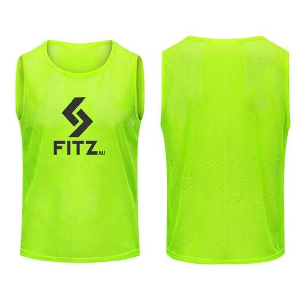 Training Vest Bibs 10 pack Large (Adults) / Green