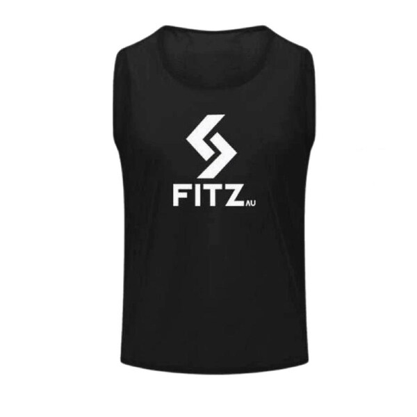 Training Vest Bibs 10 pack Large (Adults) / Black