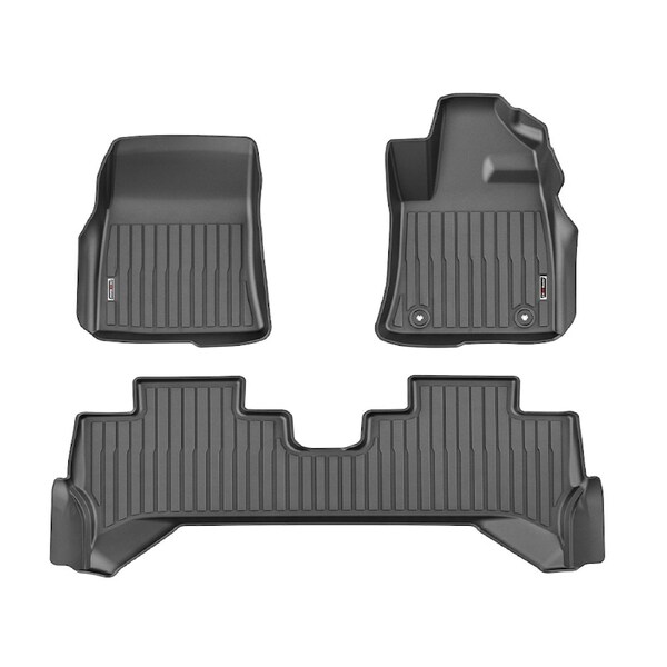 Kiwi Master 3D TPE Car Floor Mats Fit BYD Shark 6 2024-ON Right-hand Drive