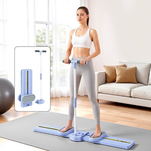 Everfit Thigh Hip Exerciser Home Skiing Machine Portable Foldable Ski Trainer Indoor Cardio Fitness