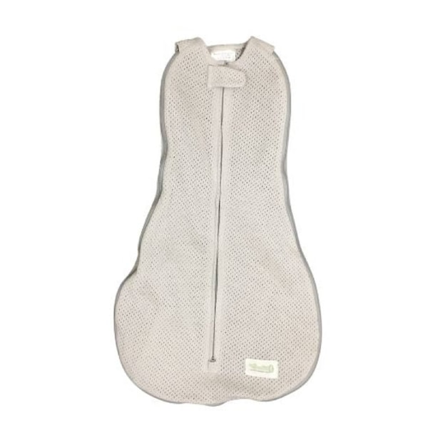 Woombie Grow With Me Summer+ Cloudy Day Grey Baby Swaddling Blanket