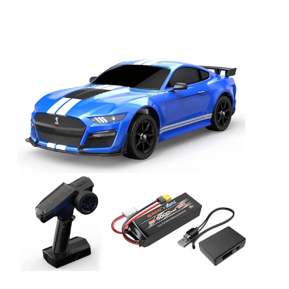MJX 10306 Ford Mustang Shelby GT500 RC Car Electric Brushless 4WD