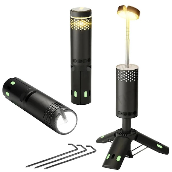 Trendbay 10000mAh Telescopic Camping Light with Magnetic Tripod