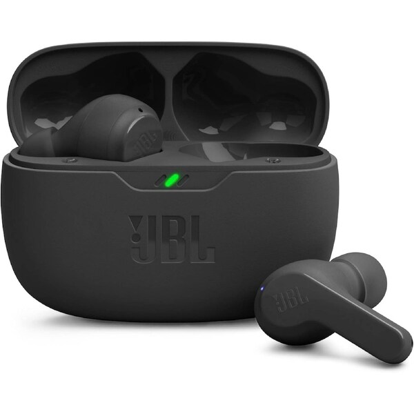 JBL Wave Beam Noise Cancelling In-Ear Headphones (Black)