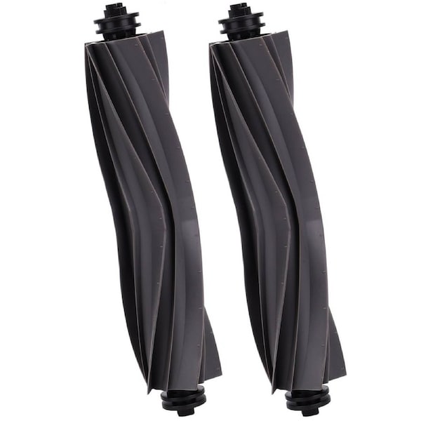 2 Pack Rubber Main Brushes for MOVA P50, P70, S70 & E40 Ultra Robot Vacuums