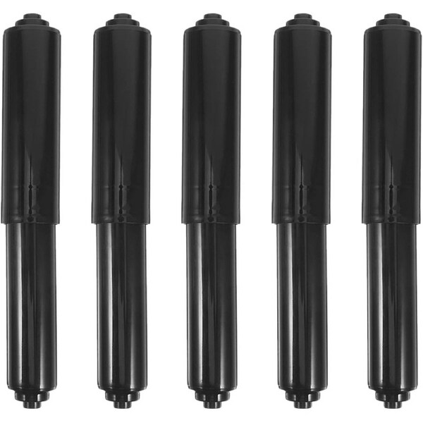 Velocity Toilet Paper Holder Spring Rod Replacement, Telescopic Toilet Paper Roller Spindle with Plastic Spring Support, 5pcs for Bathroom Tissue Box Holders at Home and Office