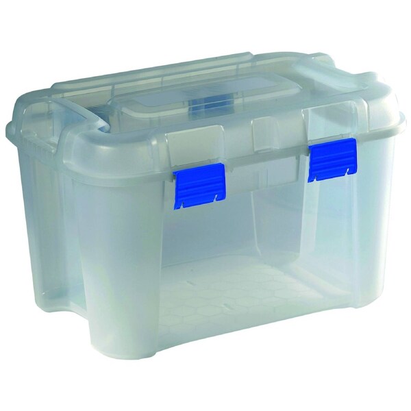 Curver Totem Storage Box (60L) - Clear/ White