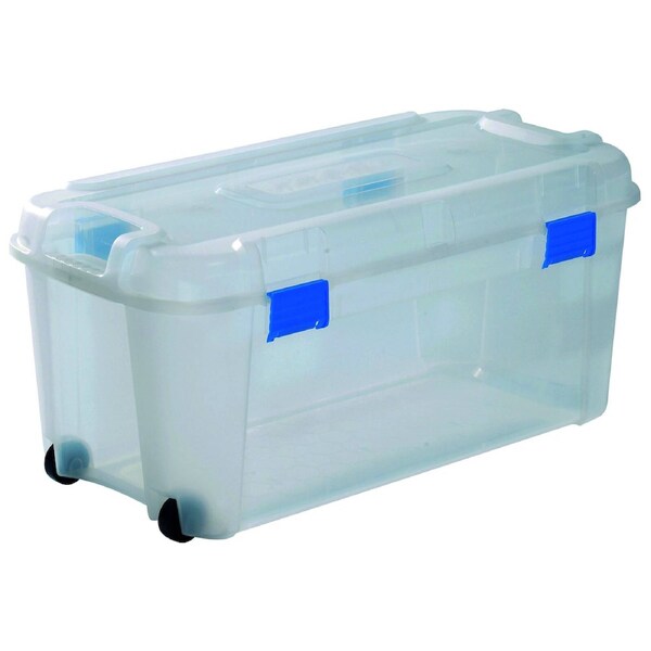 Curver Totem Storage Box (80L) - White / Clear