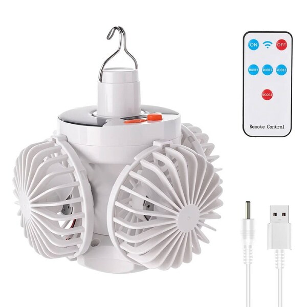 Trendbay Portable Camping Fan & LED Tent Light
