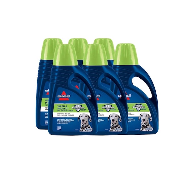 )Bissell Wash & Protect Pet Stain Formula 99K5E (Six Pack)