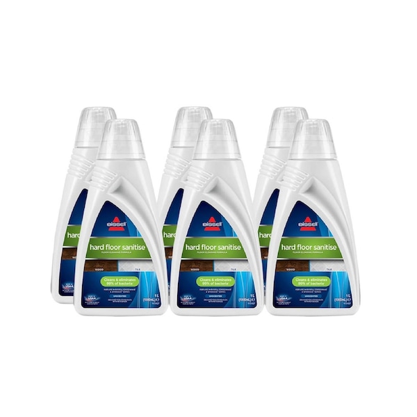 Bissell Hard Floor Sanitising Solution 2532 (Six Pack)