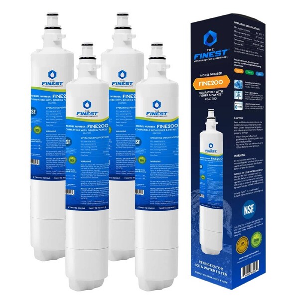 4x Fisher Paykel 847200 Fridge Water Filter Alternative 847200-WF FWC3