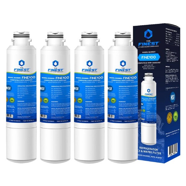 4 X Samsung DA29-00020B Premium Compatible Ice & Water Fridge Filter SRF719DLS