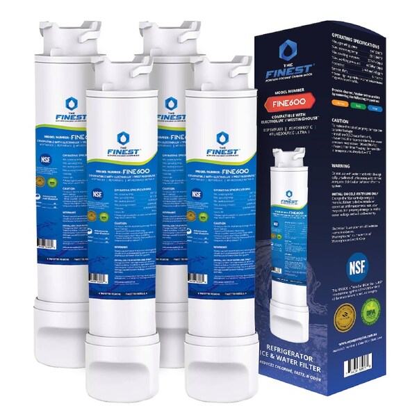 4 X WESTINGHOUSE Fridge Water Filter EPTWFU01 807946705 for WQE6060SB WHE6060SB FINEST