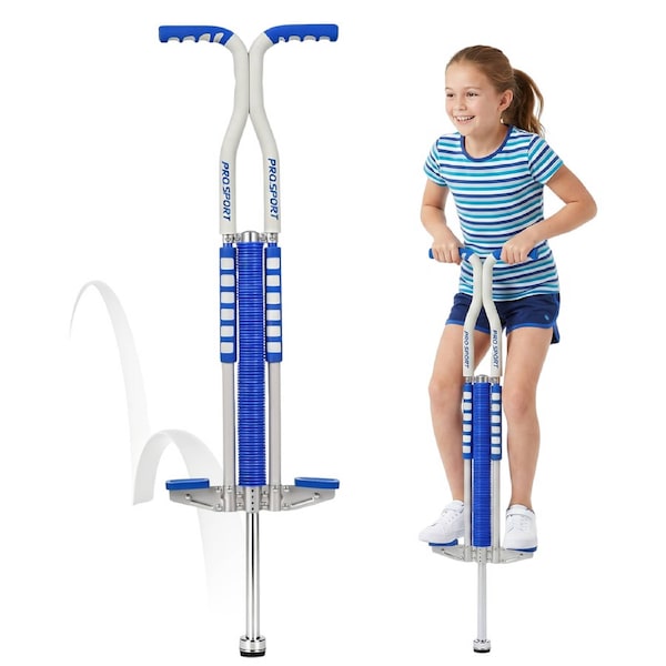 Advwin Pogo Stick for Ages 9+, Jumping Stick with Non-Slip Foam Handle and Pedal, Ideal Gift for Tweens Teens Adults, No Assembly Required (36-72kg capacity)