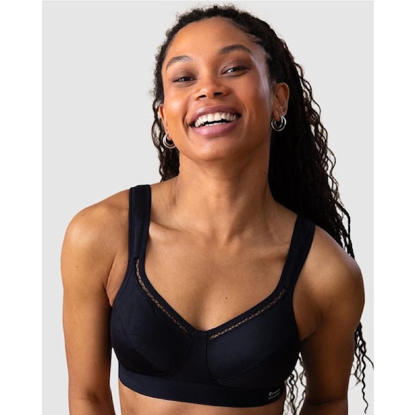 Shock Absorber Active Classic Support Wirefree Sports Bra-Black 10D