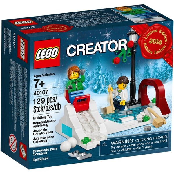 LEGO 40107 Winter Skating Scene Holiday Set