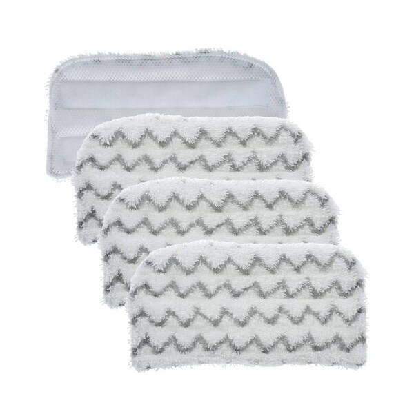 Nevenka 4 Pack Steam Mop Replacement Pads for Shark Steam Mop S1000A S1000WM S1000C Microfiber and Washable Cleaner Pad