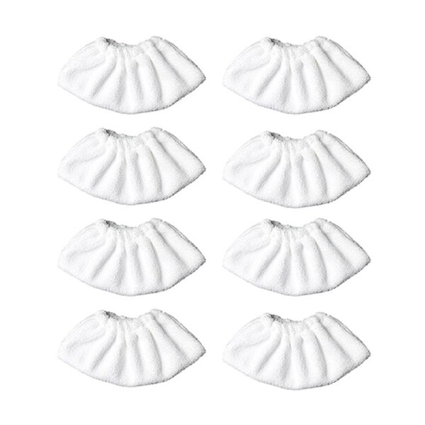 Nevenka 8 Pack Microfibre Cloth Cover Set for Karcher Steam Cleaner EasyFix SC4 SC5 Hand Nozzle Accessories